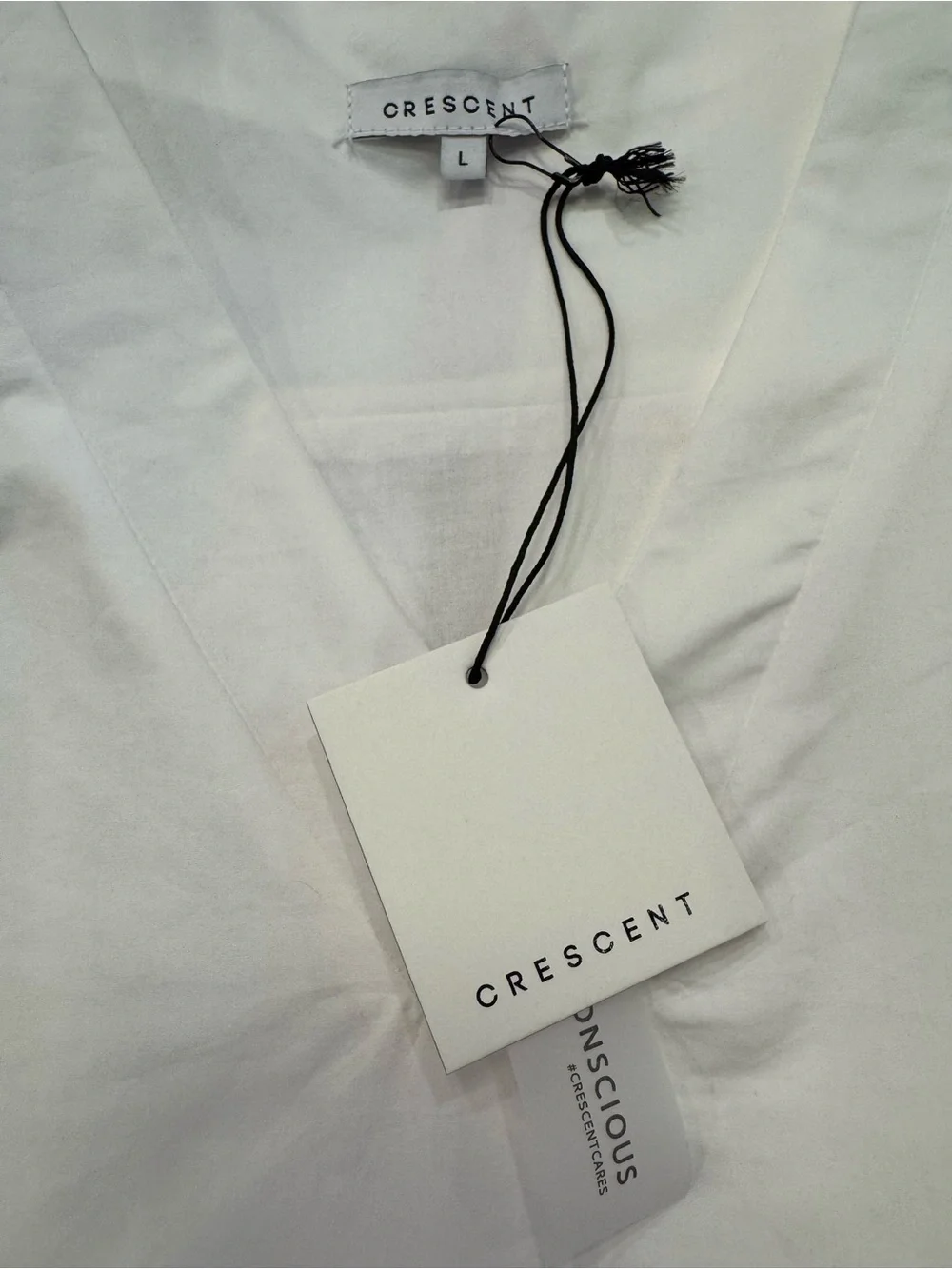 Reece Lattice Trim Poplin Mini Dress by Crescent Size L